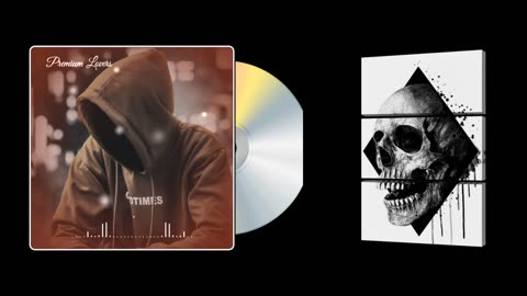 CD Cassette & 3D Skull Animation Audio Spectrum Visualizer After Effect