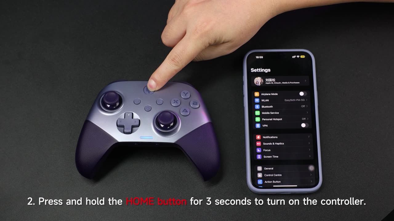 How to connect with iOS, EasySMX X10
