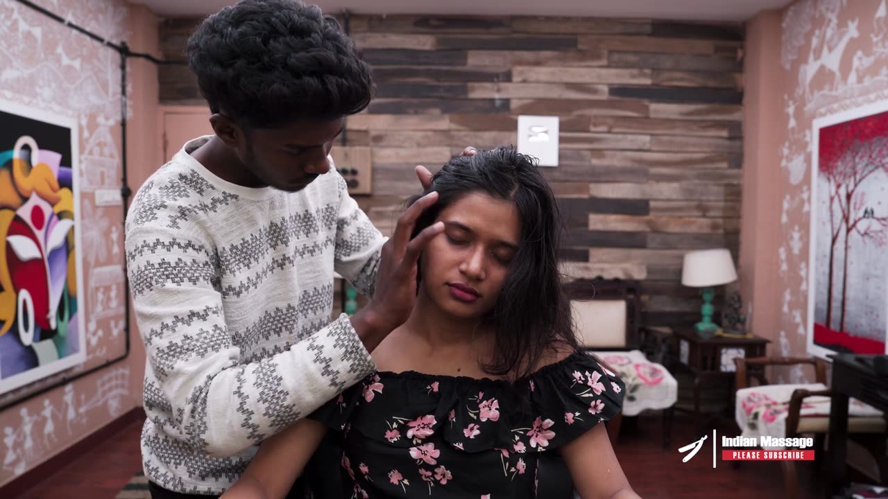 Healing Touch _ Soothing Head Massage for Deep Relaxation _ Indian Massage