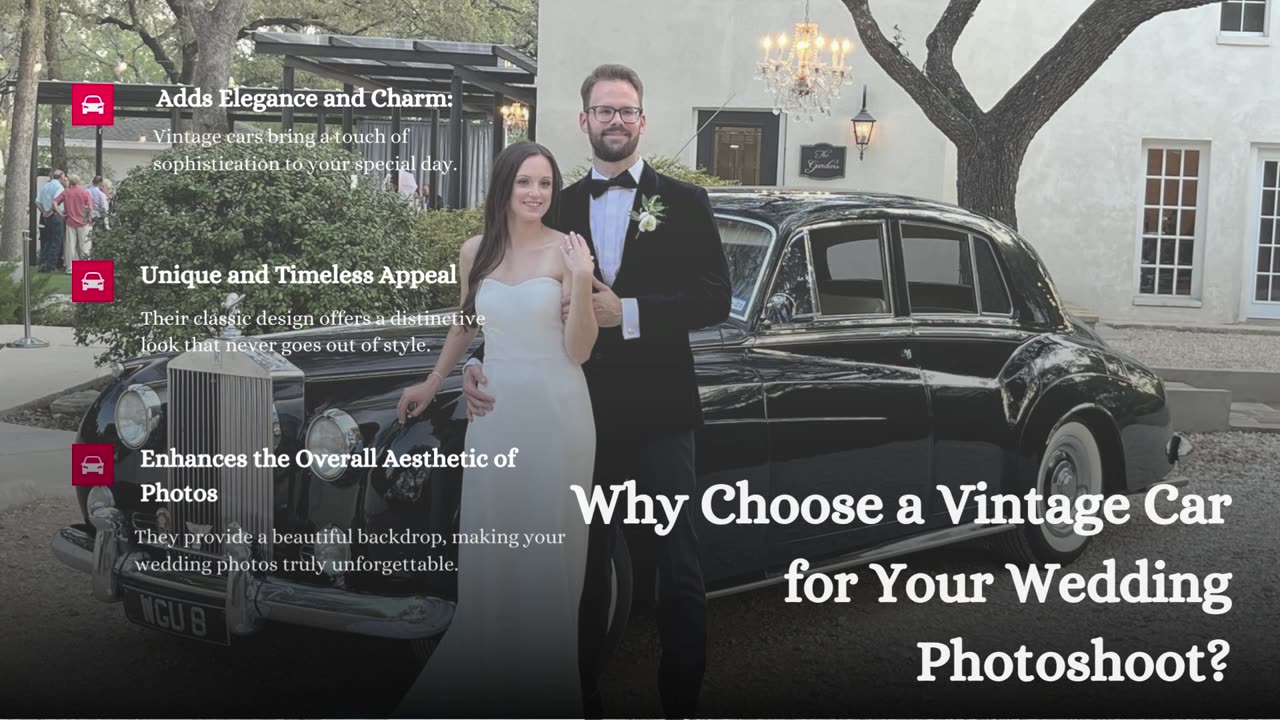 Vintage Car Rental for Wedding Photoshoot | ATX Classic Cars