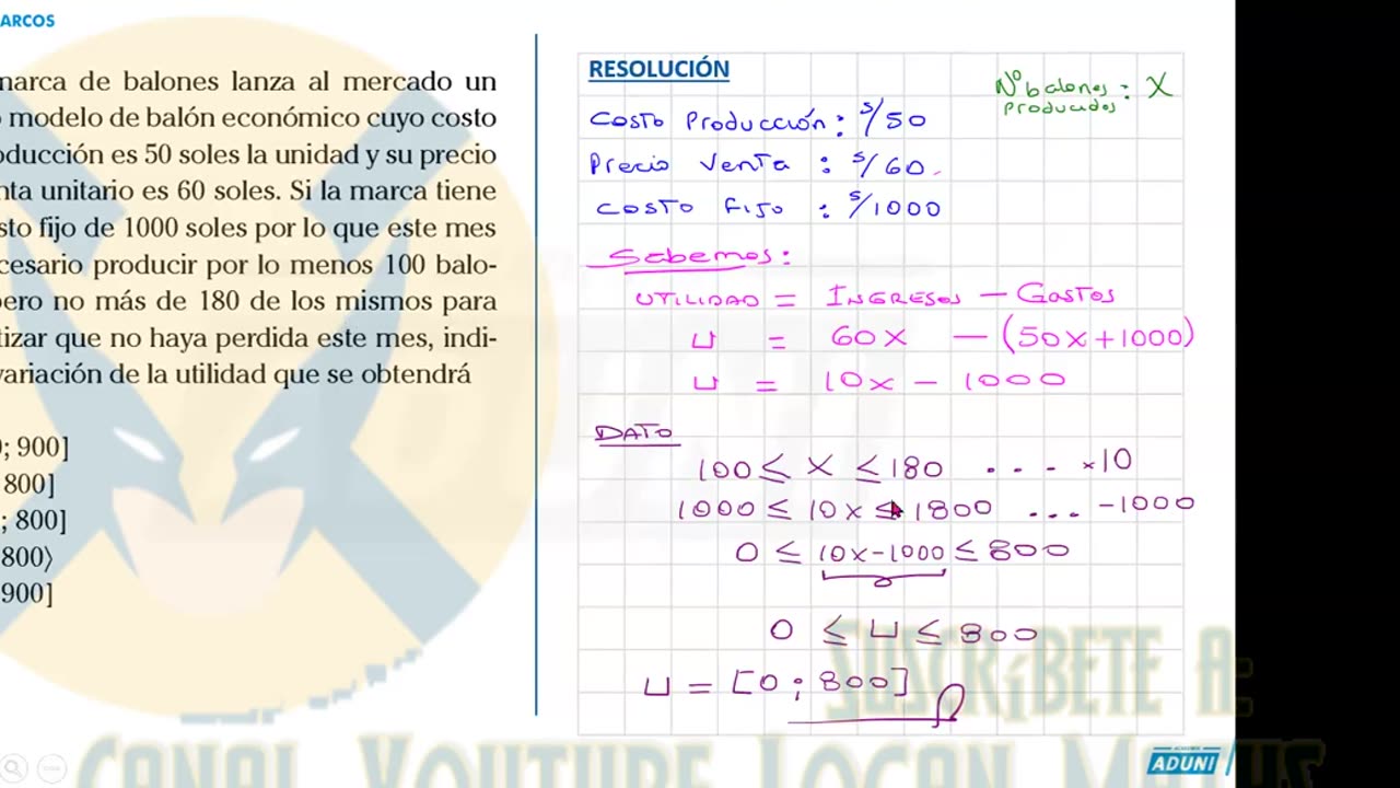 SEMESTRAL ADUNI 2023 | Semana 09 | Aritmética Sem 09 | RM | Álgebra