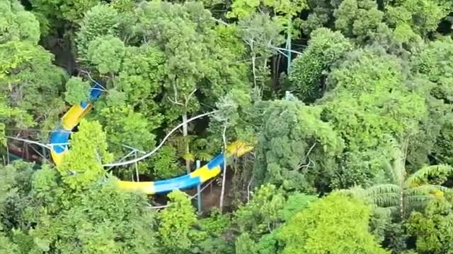 The World's LONGEST Water Slide!! (Malaysia's Paradise Island) 🇲🇾