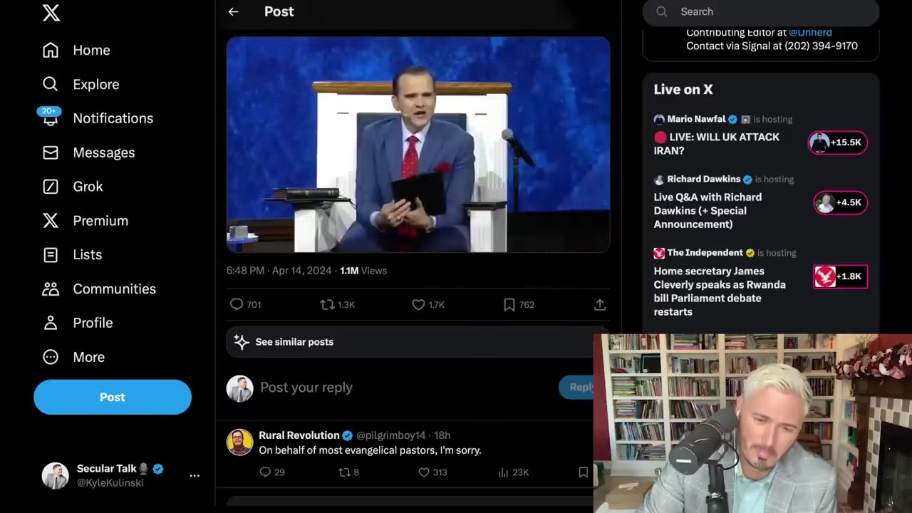 Evangelical DEMANDS War With Iran To Usher In End Times _ The Kyle Kulinski Show