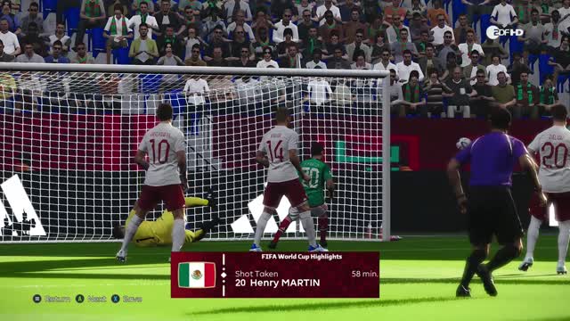 eFootball PES 2021 l The first Lewandowski's game at FIFA World Cup Quatar 2022 Mexico v Poland
