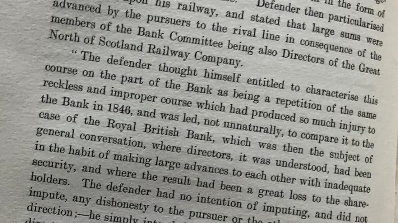 North of Scotland bank book part seven