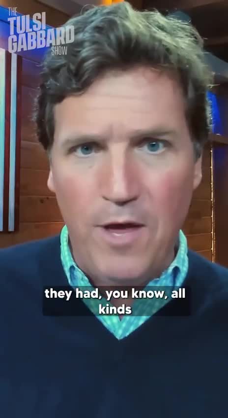 Stunning information from Tucker about what the real objective is from our Intelligence Community