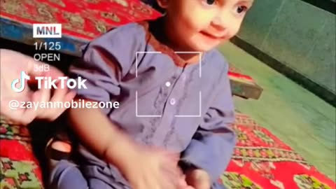 My cute baby