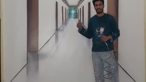 How to 3D art on wall