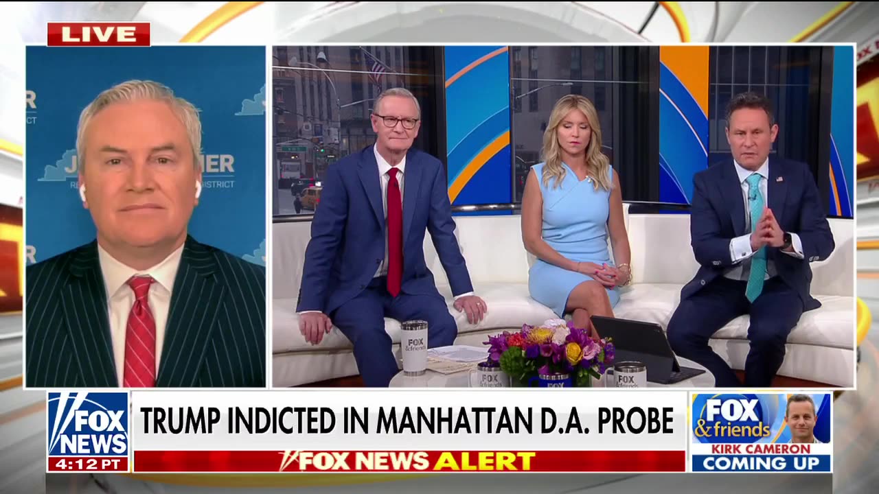 James Comer: Democrats risk backlash over Trump indictment