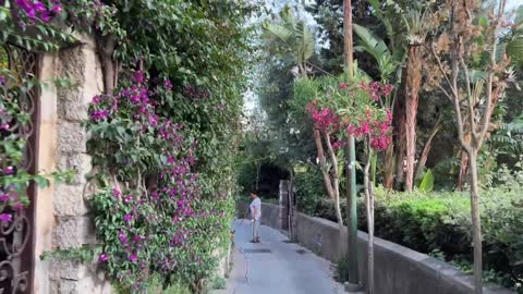 Italy Street View || Capri street walk