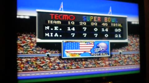 Super Tecmo Bowl NEW GAME New England Patriots vs Miami Dolphins week #6
