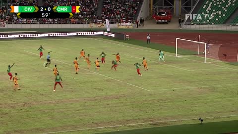 Côte d'Ivoire v Cameroon FIFA World Cup Qatar 2022 Qualifier Match Highlights