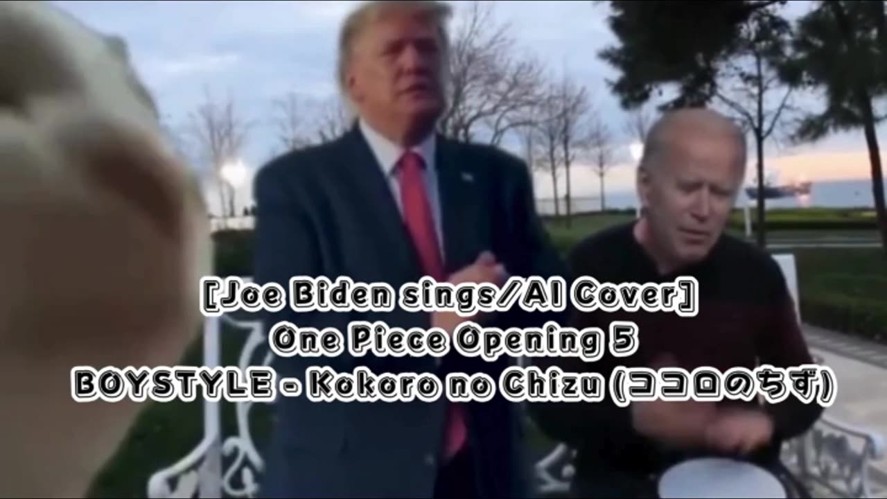 [Joe Biden sings/AI Cover] One Piece Opening 5 BOYSTYLE - Kokoro no Chizu