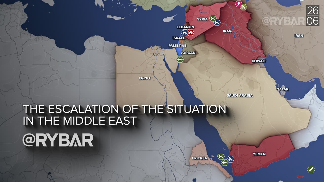 ❗️🌍🎞 Rybar Highlights of the Middle East on June 21-27, 2024