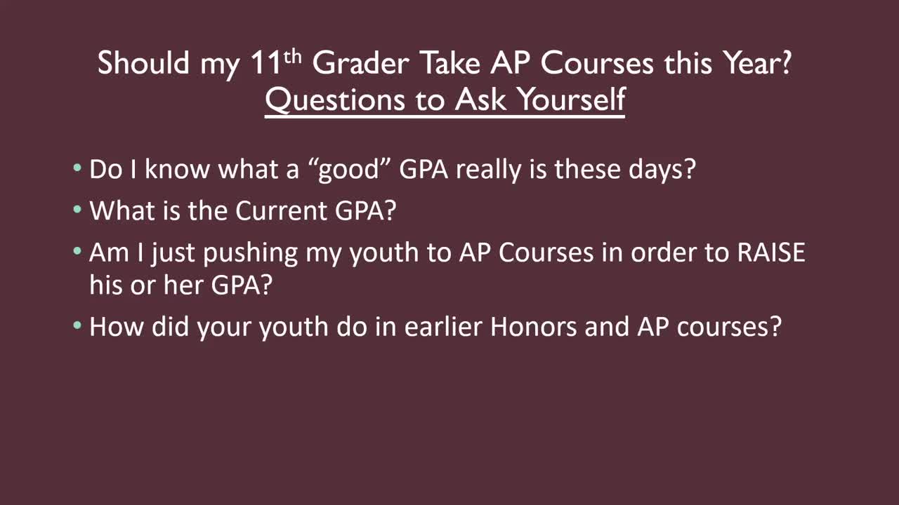 Should My 10th or 11th Grader Take AP Courses?