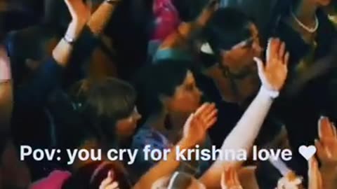You cry for krishna love 😭😔😭