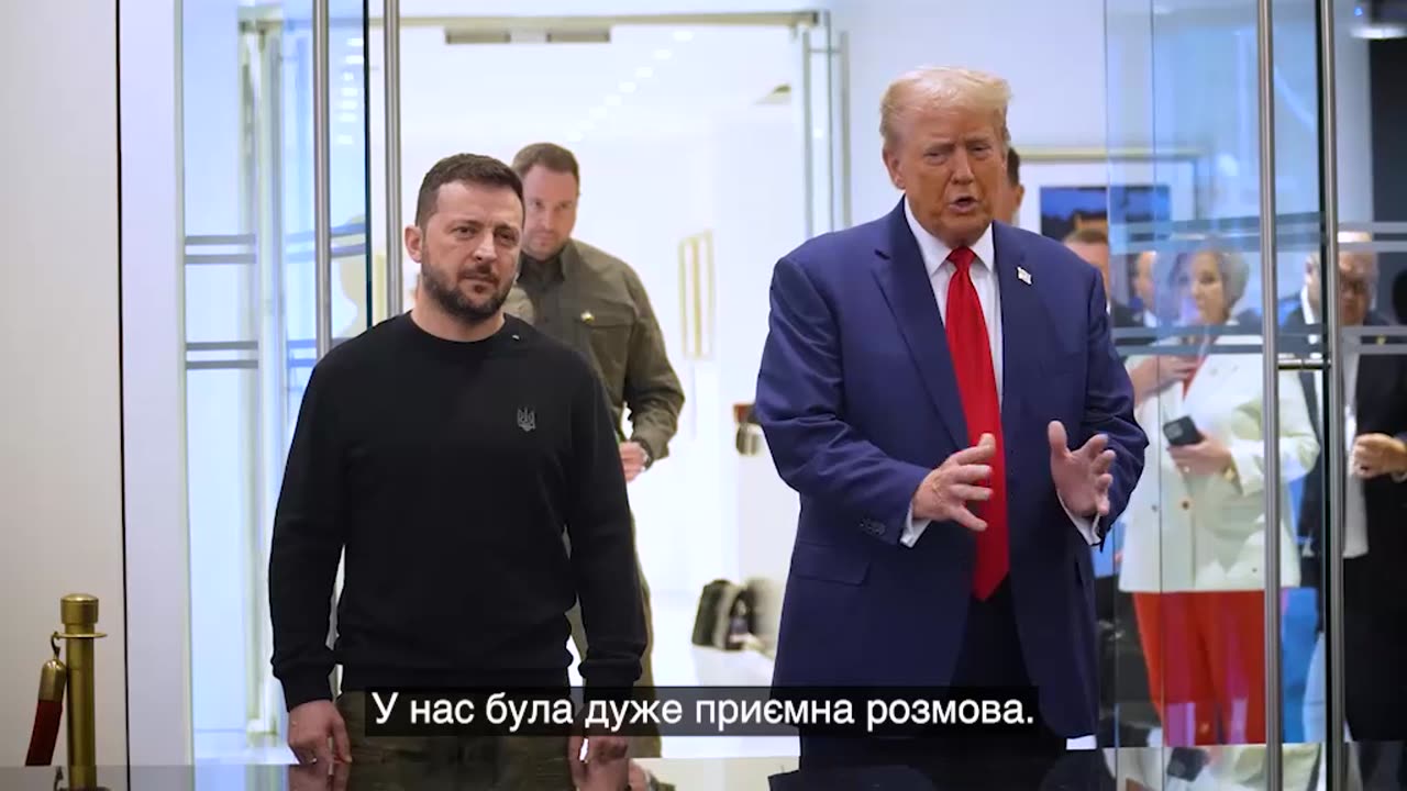 “This country (Ukraine) is going through hell” Trump said at his meeting with Zelensky.