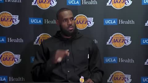 LeBron James on his Groin Injury, Postgame Interview