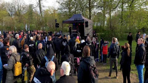 Reportage 8. maj 2021 Men in Black & Modstand Nord