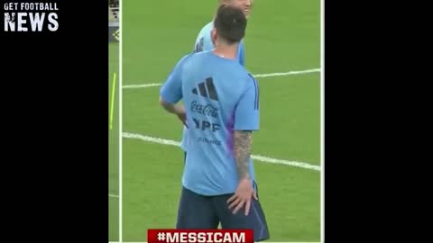 Lionel Messi faked an injury as a joke with his teammates.