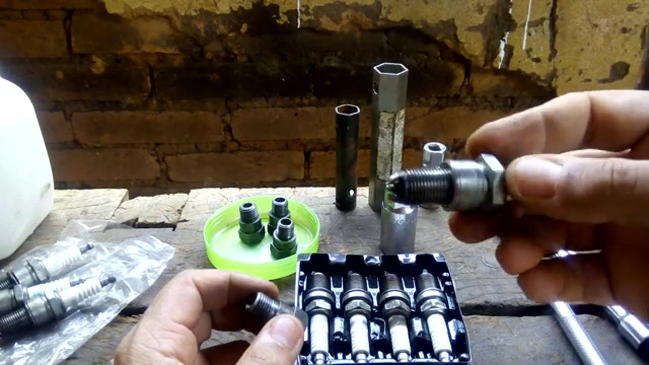 Tucho de vela curta, para fusca.