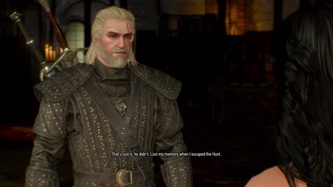 The Witcher 3 talking to yen about past
