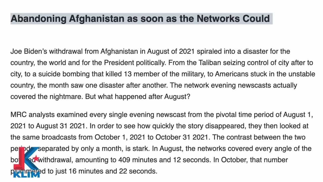 BREAKING : Mainstream Media Runs Damage Control for Biden's Year-In-Review.