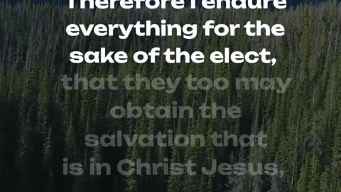 2 Timothy 2:10