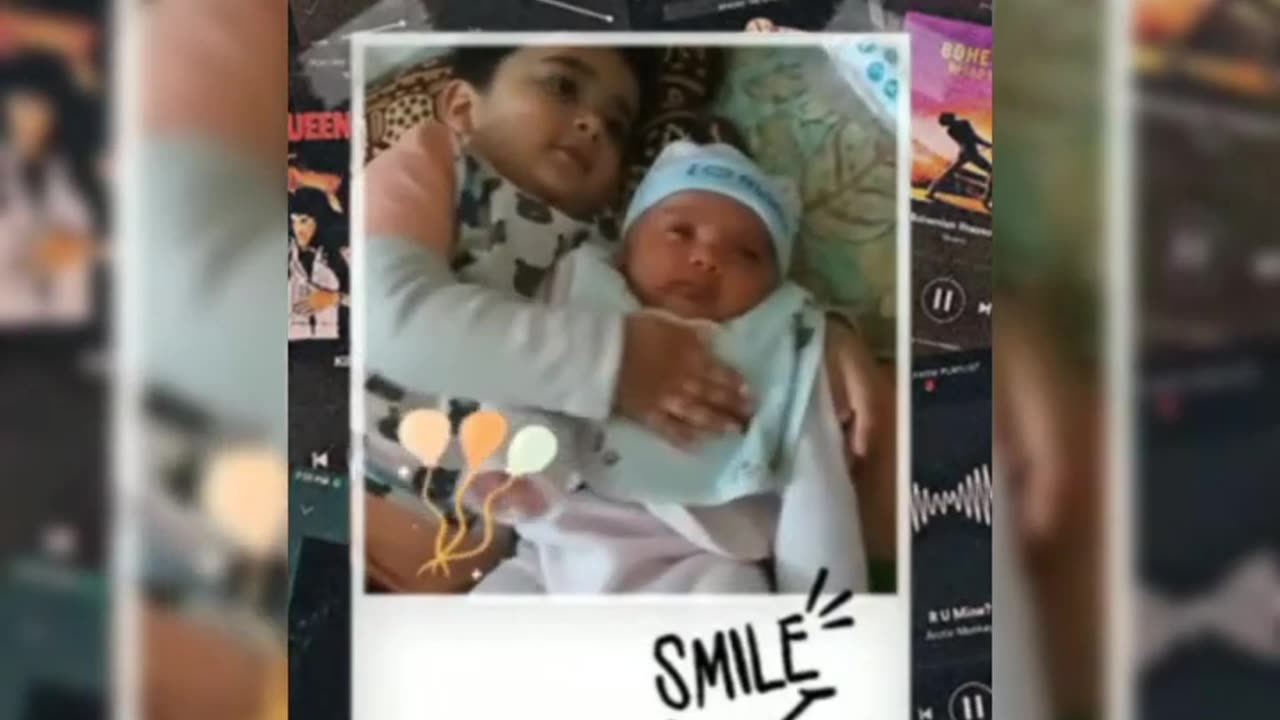 M Essa love with his twins sibling Halima Sadia and M Musa | Babies World