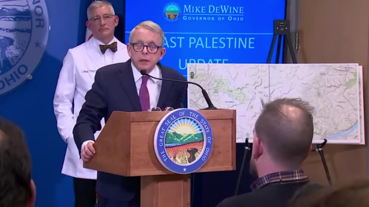 Ohio Gov. Mike DeWine asked if he would move back into a home in East Palestine