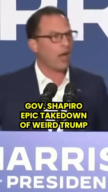 Shapiro BRUTALLY MOCKS Trump's Wei