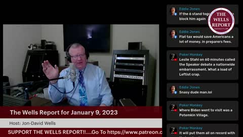 The Wells Report for Monday, January 9, 2023
