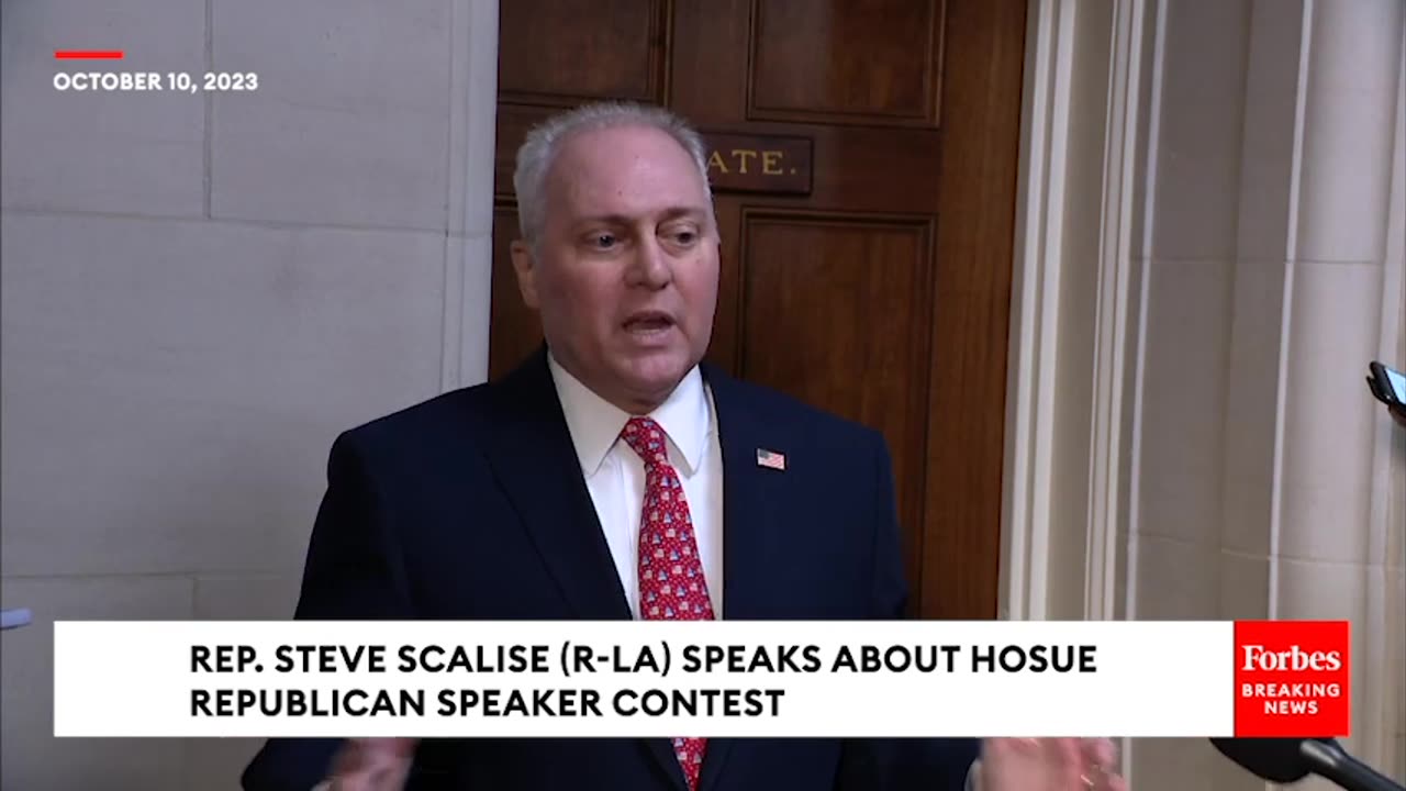 Steve Scalise Touts 'Great Coalition' As House Republicans Set To Vote On Next Speaker