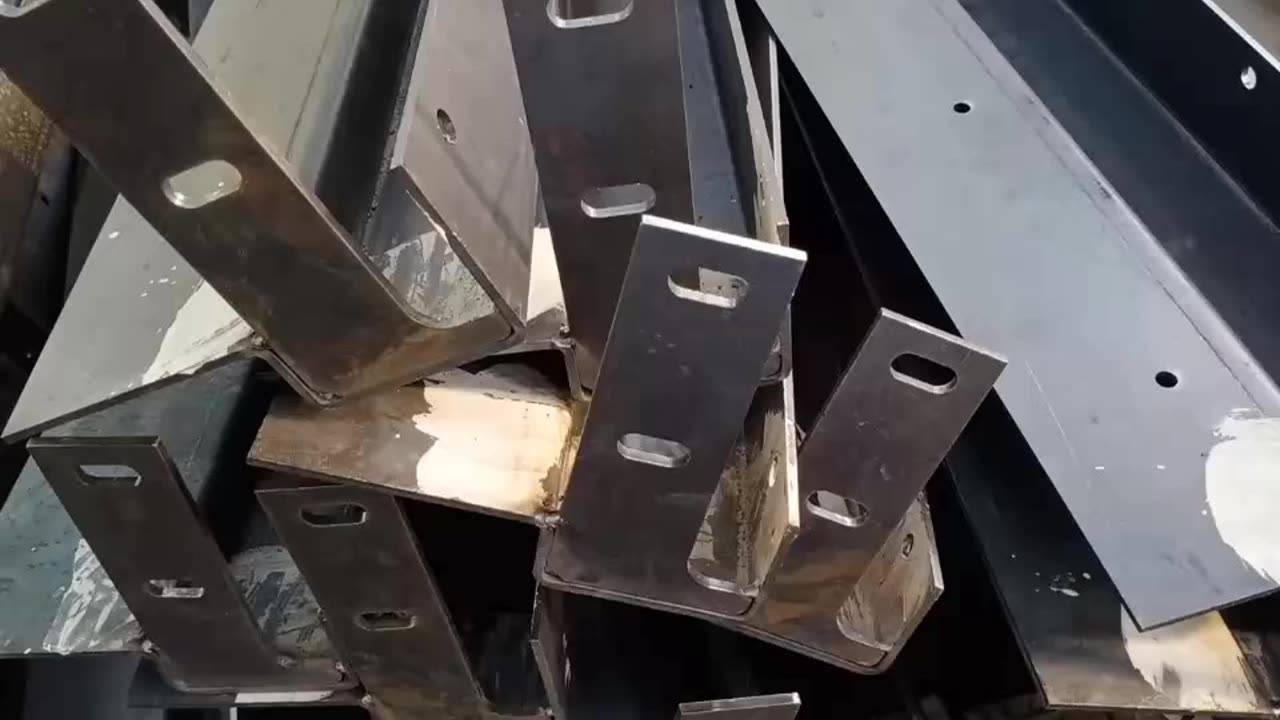 It requires machinery of a dozen types to fabricate steel structures