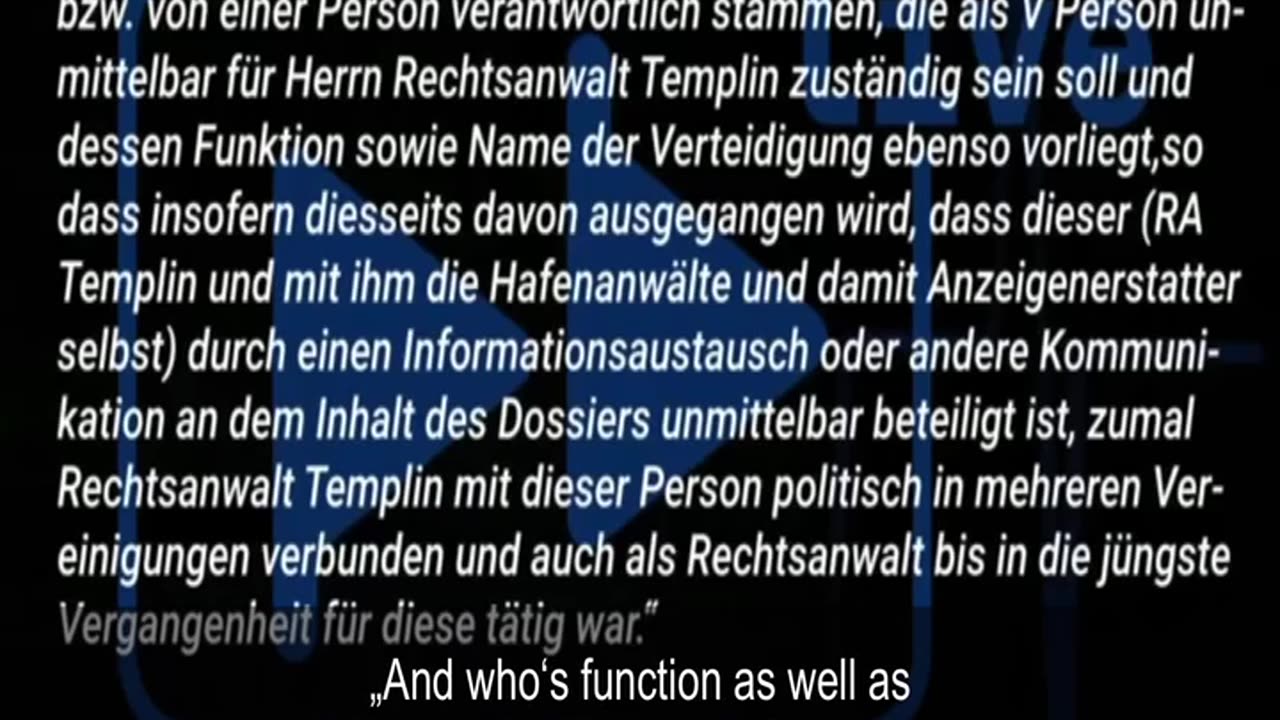 "I have to rely on my colleague on this one" - Fuellmich Dossier yet to be verified