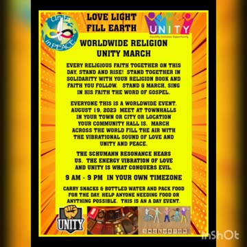 RELIGIOUS UNITY MARCH