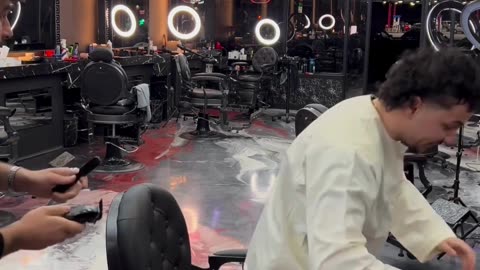 barber shop.