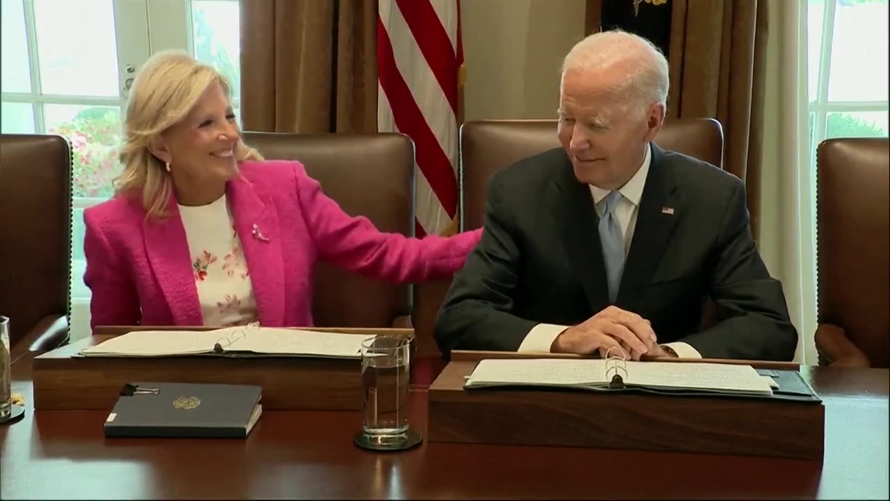 POTUS PATRONIZER! Jill Babies Joe, 'You Did Good Things, Joe' [WATCH]