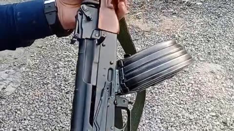 Russian Ak47 Kalashnikov 75 fully Auto Drum Magazine 🥁