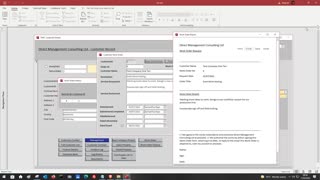 How To Automatically Attach A Report To An Email - Overlapping Window Style - (From directmc.co.uk)