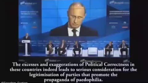 Videos of Putin's speeches over the past 8 years are gaining popularity in the U.S.
