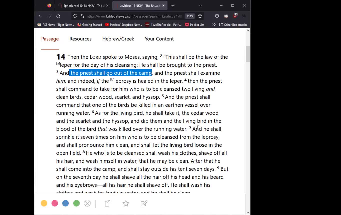 Journey Through The Bible -- Episode 75 -- Ritual For Cleansing Healed Leprosy