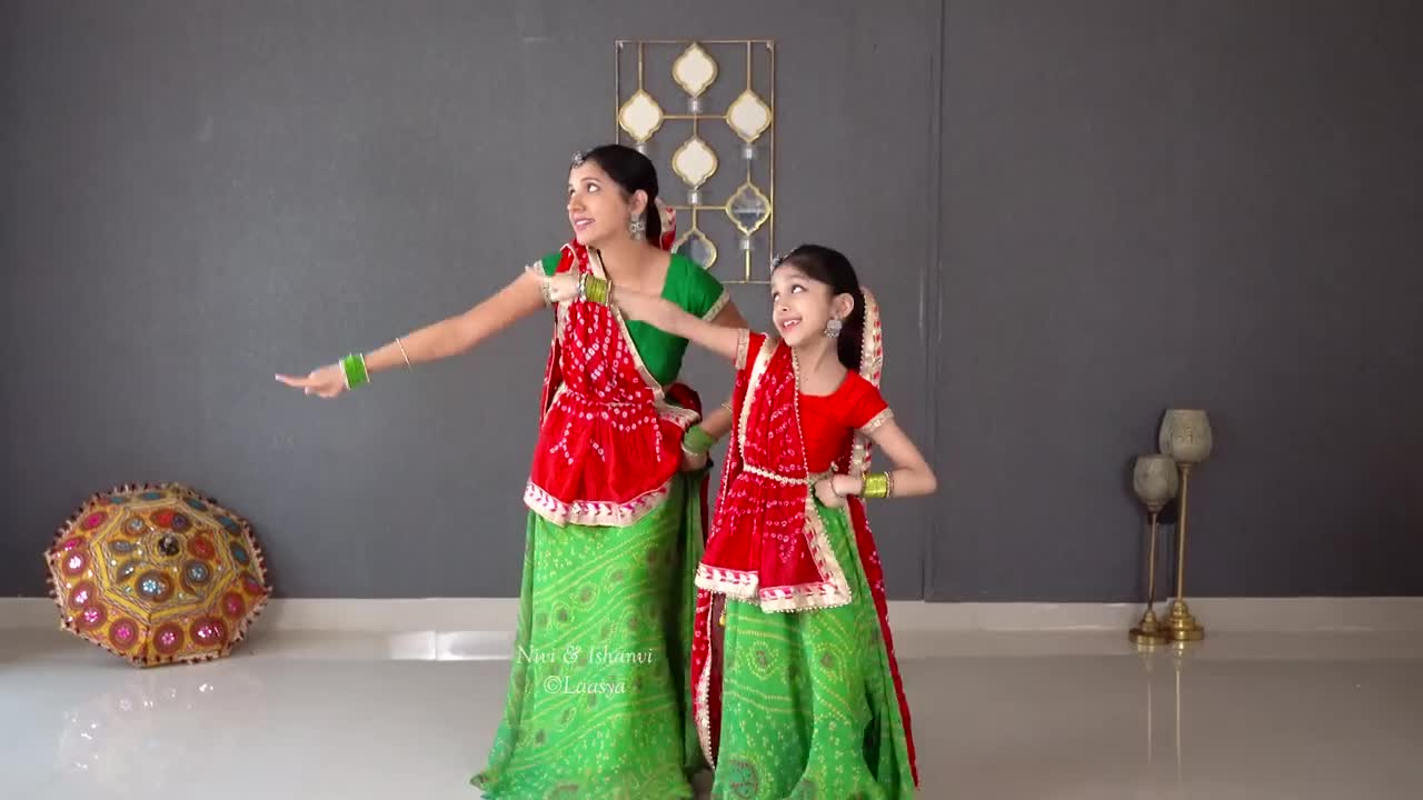 Banni - Rajasthani song - Nivi and Ishanvi - Laasya Dance choreography - Kapil Jangir - Komal Kanwar