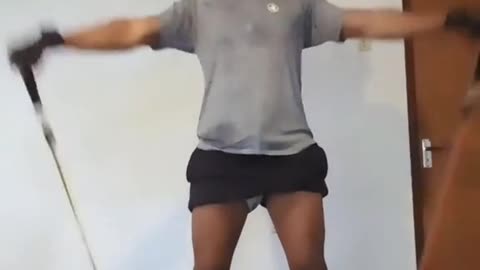 Side Raise Shoulder Exercise With Resistance Bands At Home (29 March 2023)