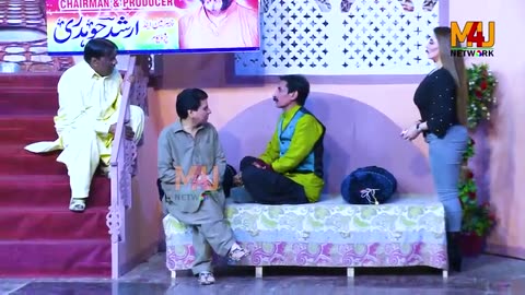 Iftikhar Thakur with Khushboo and Amanat Chan, Tariq Teddy | Stage Drama Shaadi Mere Yaar Ki