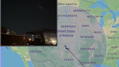 🚨#UPDATE: According to reports, this was not a meteor but possibly a Starlink ...