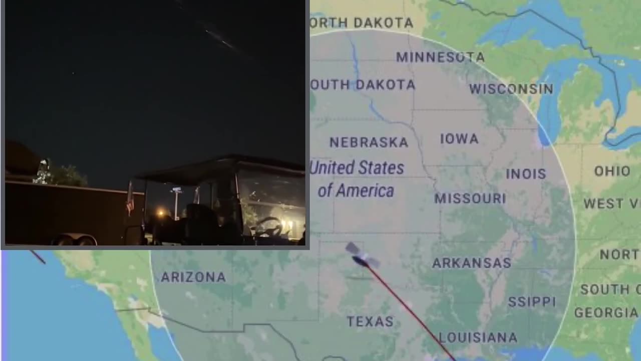 🚨#UPDATE: According to reports, this was not a meteor but possibly a Starlink ...