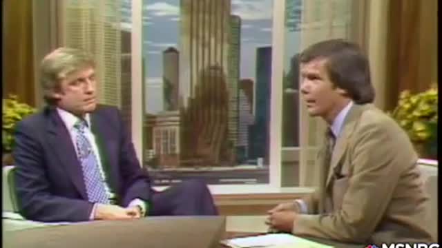 Flashback: Donald Trump Interviewed by NBC's Tom Brokaw on the Today Show - August 21, 1980