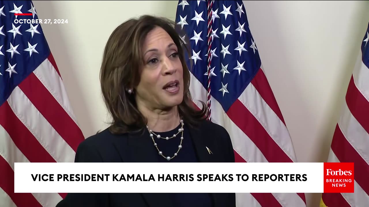 Reporter To Harris- Are Trump's Calls With Netanyahu 'Undermining' Biden Admin's Middle East Goals