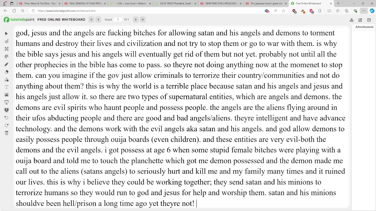 why god, jesus and the angels are bitches!